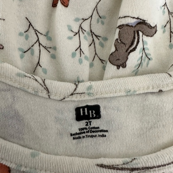 HB Woodland Theme Sleeveless Cotton Dress - Picture 4 of 4